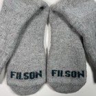 Filson Mens Gray Wool Blend Boot Socks Tall Crew Heather Outdoor Hunting 19   