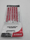 Diablo Djt121bf5 Bi-metal Jig Saw Blades 3-5 8 In 12 Tpi Thick Metal 5 Pack
