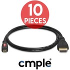 Micro Hdmi Cable 3 Ft Hdmi Male Type D Cord 4k 1080p  Hdtv Gopro Camera 10 Pack