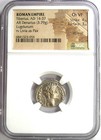 Tiberius Ar Denarius Silver Tribute Penny Roman Coin 14-37 Ad - Ngc Choice Vf