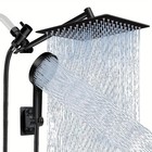High Pressure Rainfall Shower Head Combo Handheld Bathroom Shower Set