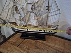 A Von Humboldt 22 X 18 Vintage Wooden Collector Ship Model  Complete 