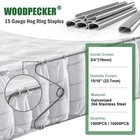 Woodpecker C-7ca52 15 Gauge Pneumatic Hog Ring Gun With 1000pcs Staples