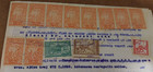 Slovenia 1920 Yugoslavia Shs -19 Postage Stamps Used As Revenues -court Document