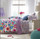 Company Kids Joyful Mini Flower Classic Cool Organic Cotton Percale Bed Sheet 
