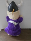 Vintage 1980s Viking Plush Doll  Red Beard And Purple Outfit Ace Novelty Co 