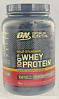 Lot Of 2 On Gold Standard 100  Whey Protein Rich Doublechocolate1 47 Lb Exp08 26