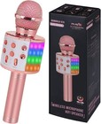 Bluetooth Karaoke Microphone Wireless  Karaoke Mic With Led Lights For Adults   
