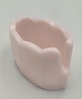 Mosser Glass Scalloped Spoon Rest Crown Tuscan Pink Vintage Style Made Usa New