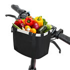 Dog Bike Basket Folding Bicycle Carrier Detachable Front Basket For Small Pet Us