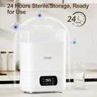Larex Baby Bottle Sterilizer electric Steam Bottle Sterilizer And Dryer 4-in1