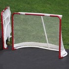 Ezgoal Hockey Folding Pro Goal  2-inch  Red white     On Goal Net 67708