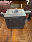 Vintage Bombay Co Chinese Yixing Style Decorative Clay Teapot Lot Set Of 3 As Is