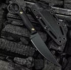 Mkc Wargoat Cerakoted Full Tang Edc W  Kydex Sheath - Magnacut Steel  G10 Scales