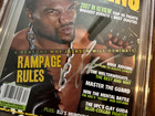 Ultimate Grappling Mma  Dec 2007 Quinton Rampage Jackson Cgc Jsa 9 0 White Pgs