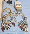 Ge Mac 5500 Resting Ekg  ecg System W cam  Leads  Printer  Serial Server 