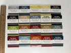 Set Of 20 Pontiac Paint Color Matchbooks  30 Strike  Odell Motors  1970s  Unused
