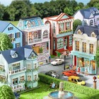 Diy Miniature Wooden Dollhouse Furniture Kit mini Handmade Doll House