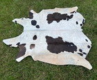 Real Exotic Brindle Cowhide Rug Natural Cowskin Hair On Leather Carpet 18 4 Sqft