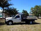 2015 Ford F350 12ft Flatbed Tool Boxes Gas Low Miles 1 Owner Gov Fleet Fl Truck