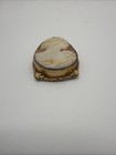 Shell Cameo Pendant Vintage
