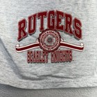 Vintage Rutgers Scarlet Knights Sweat Shorts Mens Medium Gray  Ncaa Usa