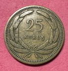 Turkey 25 Kurus 1942