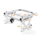 Detachable Twoup Tour Pak Pack Mount Bracket Rack Trunk For Harley Touring 97-08