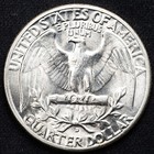 1949-d Washington Silver Quarter Choice Bu Uncirculated  Denver Mint