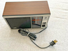 Vintage Ge General Electric Am Fm Radio-model No 7-4115b Wood Grain-tested works