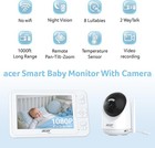 Acer Smart Baby Monitor Cam For Crib 5    Lcd Screen