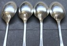  4  British Hallmarked Sterling Silver Tea demitasse Spoons