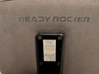 Ready Rocker Portable Rocking Chair Lumbar Back Seat Bounce Faux Suede Grey