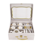 Member s Mark Kids Butterfly Porcelain Tea Set  15 Pc    White And Gold 
