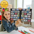 20 Sheets Stamp Pages Collector Album Binder Standard 9 Hole Binder Sleeves For