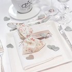 Silver Heart Confetti Shiny Foil Valentine s Day Weddings Birthdays Party