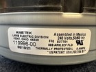 Ametek Lamb 119996-00 Single Stage 5 7  Vacuum 240 Volt Motor Air-flow New