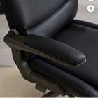 La-z-boy Manager Office Chair With Adjustable Recline   Flip-up Armrest  Black