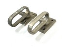 Pair Ovi Antique Nickel Window Sash Locks Large Industrial-steampunk