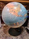 Scan Globe A s Vintage  Lighted Lamp World Globe Large