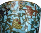 Pair Of 19c Chinese Gilt Cloisonne Enamel Tea Wine Cup With Goldfish Fish