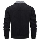 Winter Lapel Fleece Jacket With Pockets Warm Thicken Cotton Coat Men s Clothing