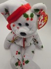 Vintage Rare 1998 Holiday Teddy Ty Beanie Baby Babies P e  Pellets Tag Errors