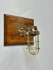 Rare Vintage Nautical Ship Swan Sconce Light Brass Maritime Fixture Antique
