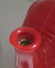Vintage Red Hard Plastic Elephant Toy Flashlight Light 
