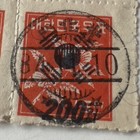 1951 South Korea Block Of 4 Stamps  128 Hibiscus Bold Overprint Nice Son Cancels