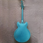 6-string Semi Hollow 335 Electric Guitar Metallic Blue Finish Cr Part