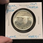 1967 Canada Silver Dollar Flying Goose  1    mar51    Canadian Goose Silver Dollar