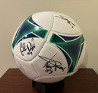 Chicago Fire Signed Autographed Mls Soccer Ball Chris Rolfe Gonzalo Segares
