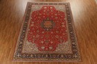 Excellent Vintage Vegetable Dye Sarouk 10x14 Area Rug Hand-knotted Large Carpet